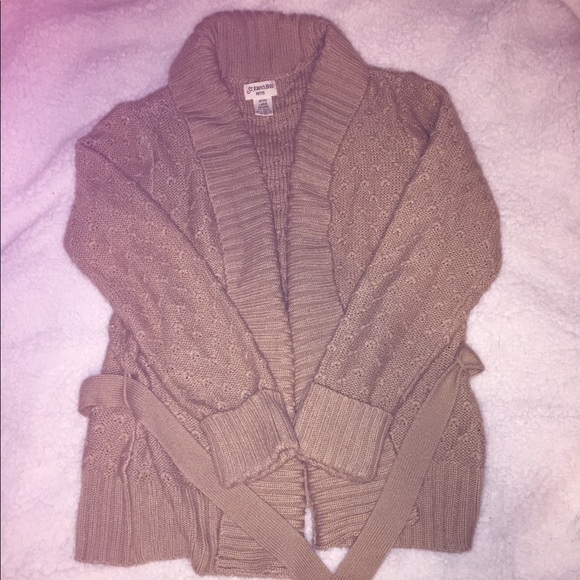 St. John’s Bay Belted Cardigan - Picture 1 of 5